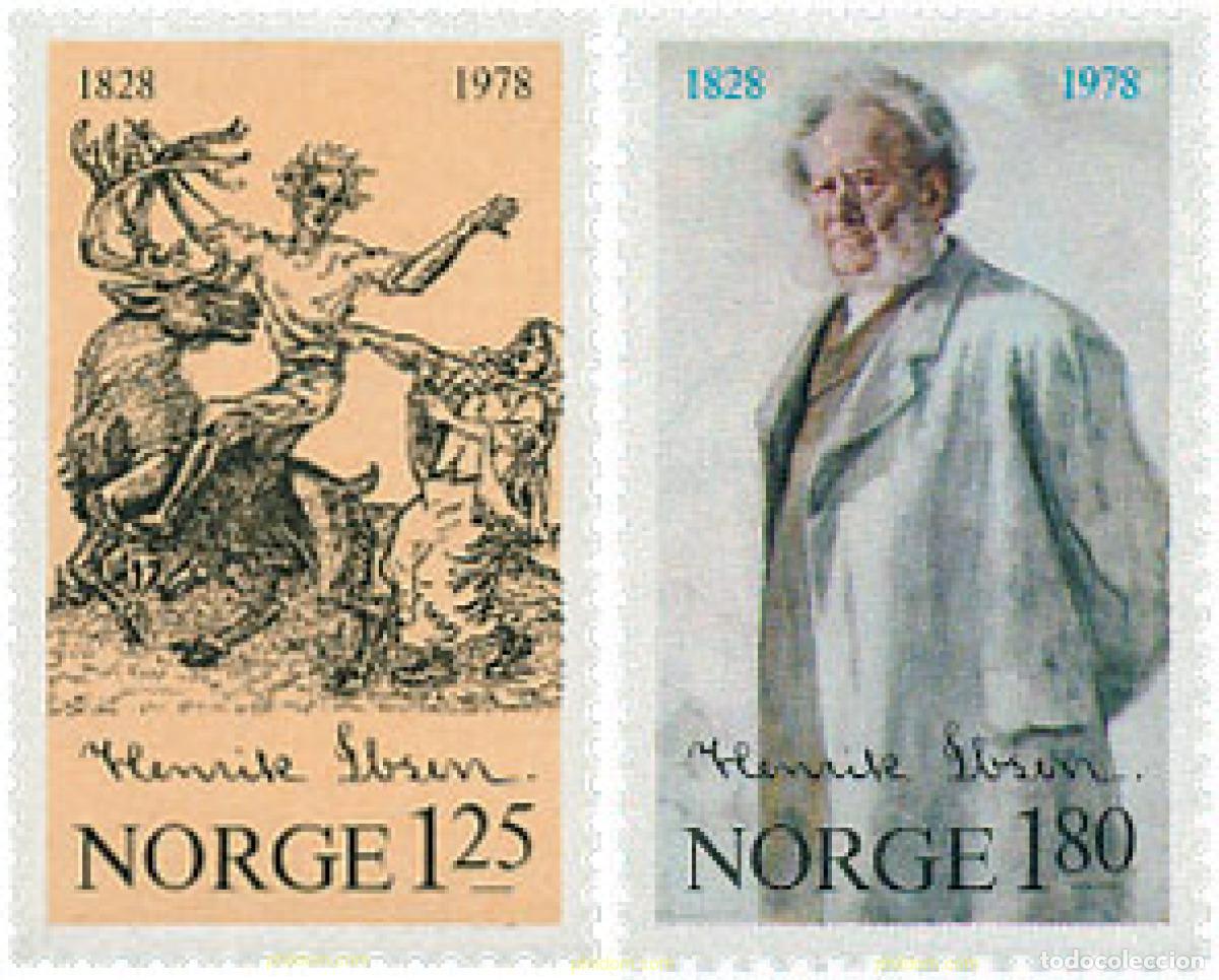 Briefmarken: 68380 MNH NORUEGA 1978 CENTENARIO DEL NACIMIENTO DE HENRIK IBSEN