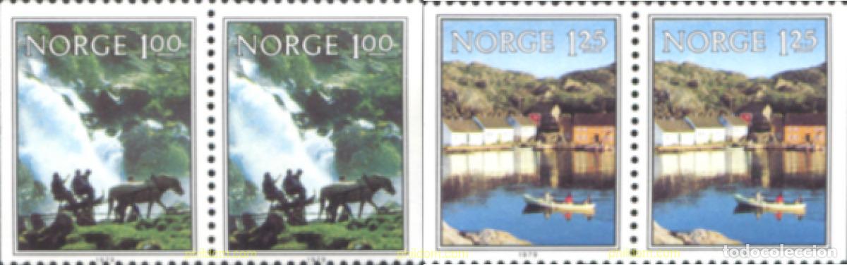 Sellos: 348317 MNH NORUEGA 1979 PAISAJES NORUEGOS