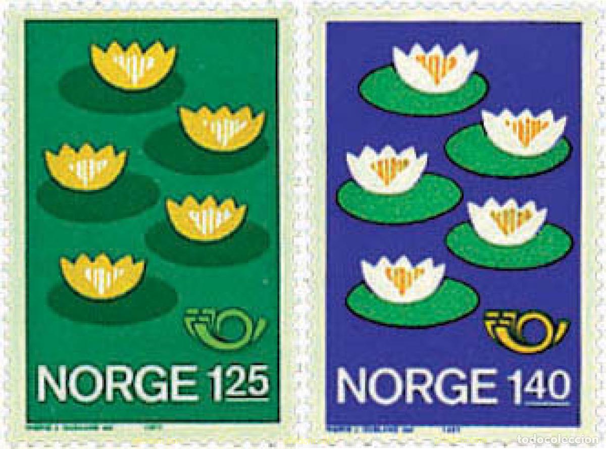Stamps: 96457 MNH NORUEGA 1977 NORDEN 77. CONVENCION PARA LA PROTECCION DE LA NATURALEZA