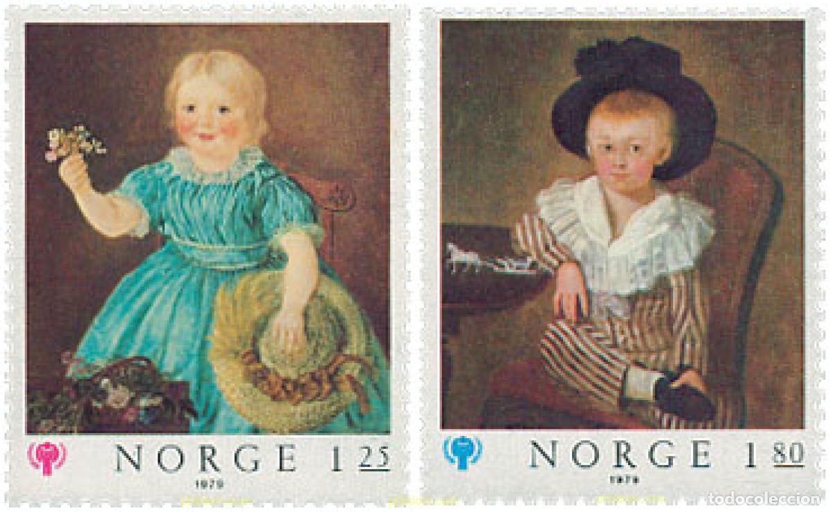 Stamps: 68384 MNH NORUEGA 1979 A&Ntilde;O INTERNACIONAL DEL NI&Ntilde;O