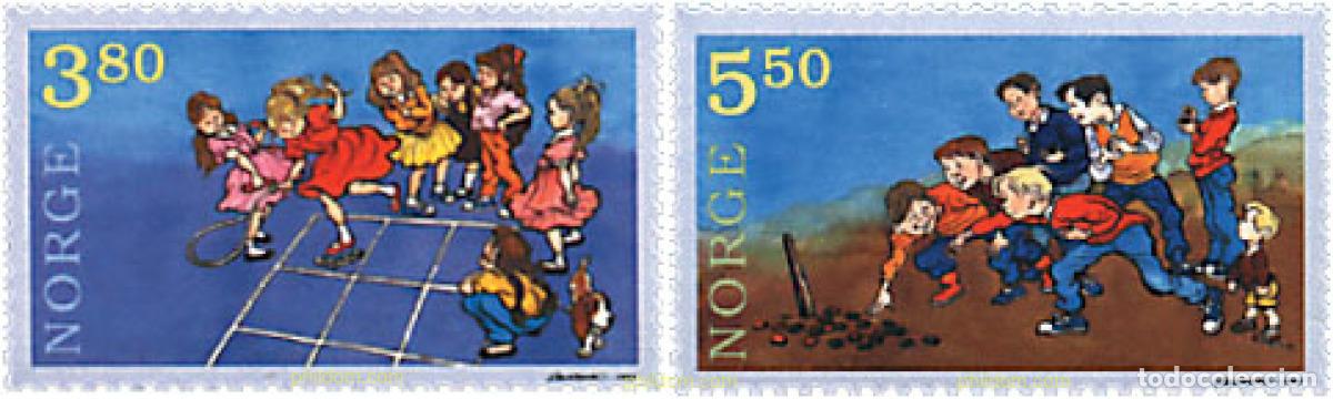 Sellos: 35335 MNH NORUEGA 1998 JUEGOS INFANTILES