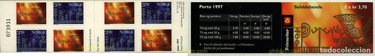 Sellos: 1843 MNH NORUEGA 1997 NAVIDAD