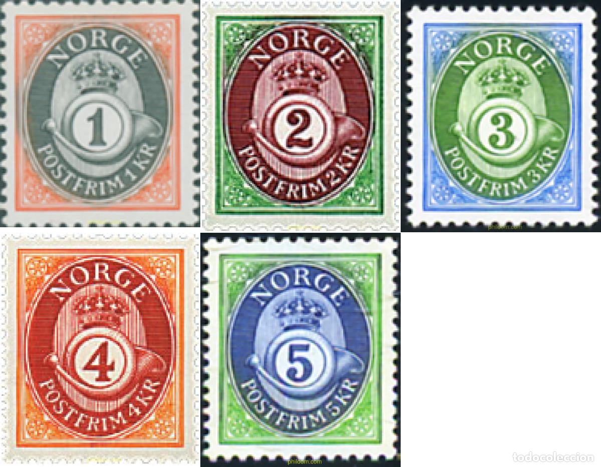 Stamps: 30789 MNH NORUEGA 1992 CIFRA