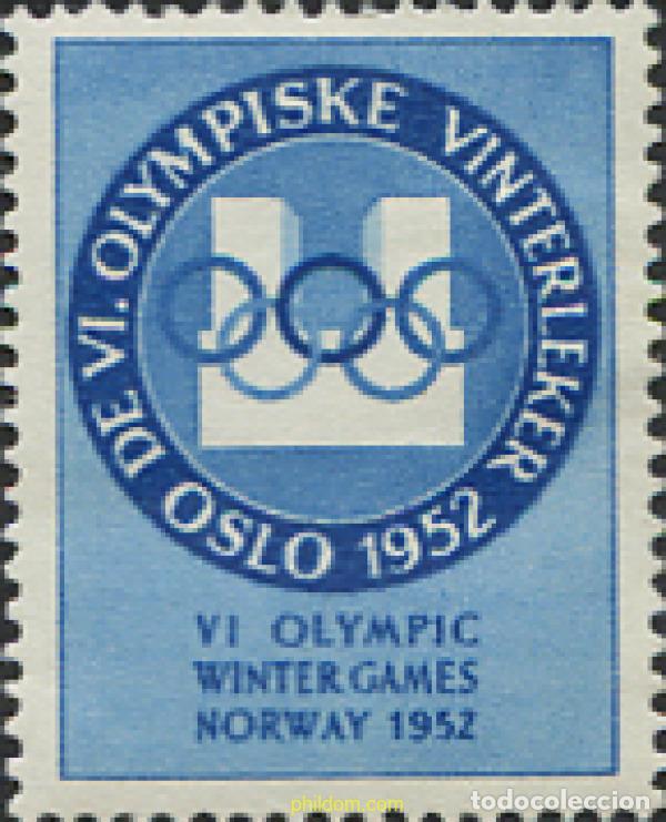 Briefmarken: 228982 HINGED NORUEGA 1951 6 JUEGOS OLIMPICOS INVIERNO OSLO 1952