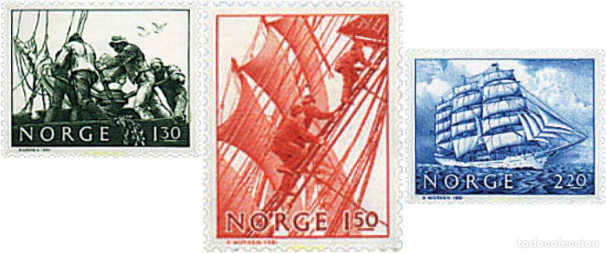 Stamps: 68389 MNH NORUEGA 1981 GRANDES VELEROS