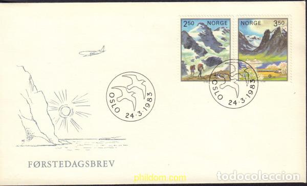 Sellos: 377244 MNH NORUEGA 1983 NORDEN 83. TURISMO EN ESCANDINAVIA