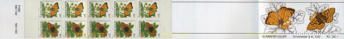 Sellos: 2238 MNH NORUEGA 1994 MARIPOSAS