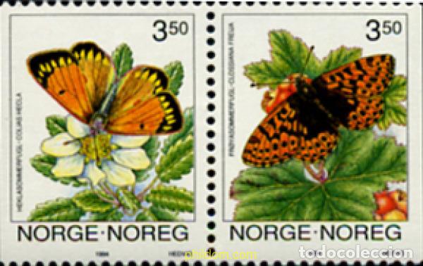Sellos: 5049 MNH NORUEGA 1994 MARIPOSAS