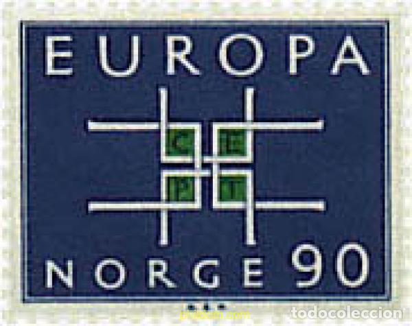Briefmarken: 227677 MNH NORUEGA 1963 EUROPA CEPT. SIGLAS CEPT