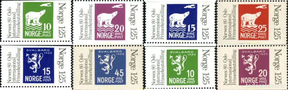Sellos: 68382 MNH NORUEGA 1978 NORWEX 80. EXPOSICION INTERNACIONAL