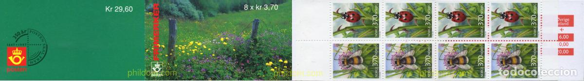 Sellos: 3248 MNH NORUEGA 1997 INSECTOS