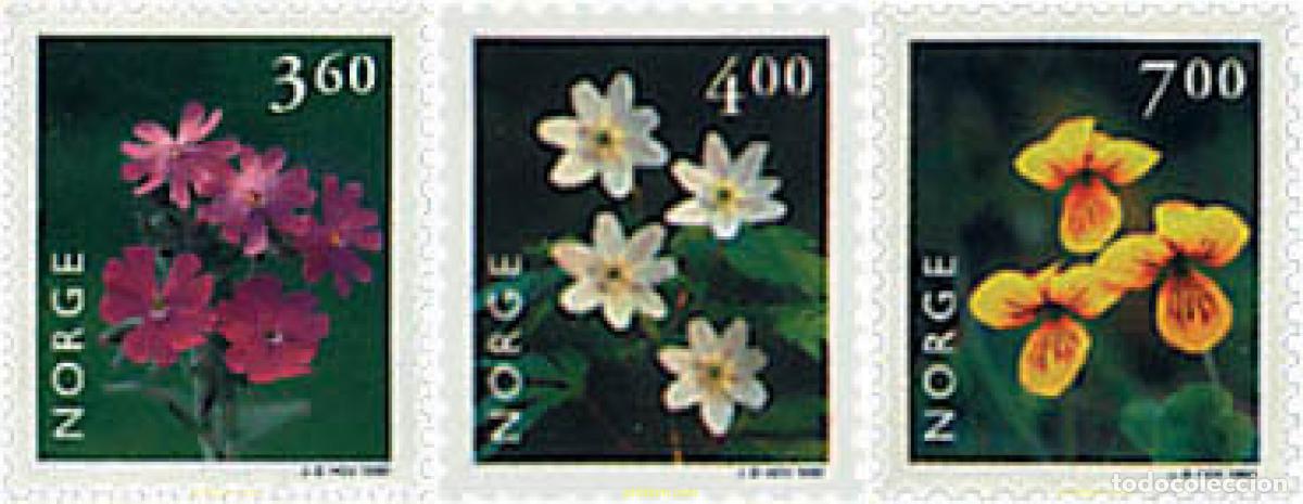 Sellos: 94907 MNH NORUEGA 1999 FLORES