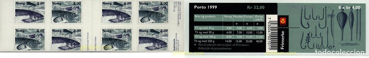Sellos: 2960 MNH NORUEGA 1999 PECES Y ANZUELOS