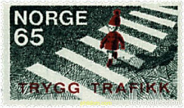 Sellos: 45276 MNH NORUEGA 1969 SEGURIDAD VIAL