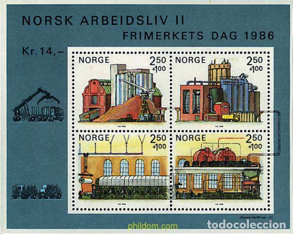 Sellos: 45302 MNH NORUEGA 1986 DIA DEL SELLO