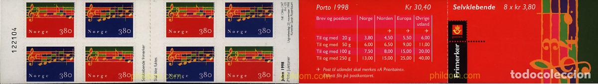Sellos: 2734 MNH NORUEGA 1998 NAVIDAD