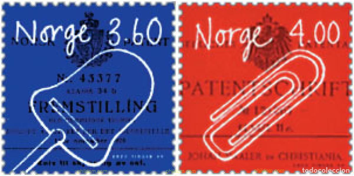 Sellos: 80268 MNH NORUEGA 1999 INVENCIONES NORUEGAS