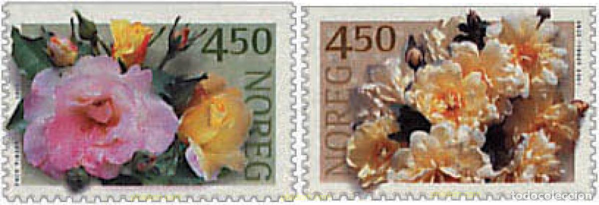 Sellos: 94911 MNH NORUEGA 2001 ROSAS