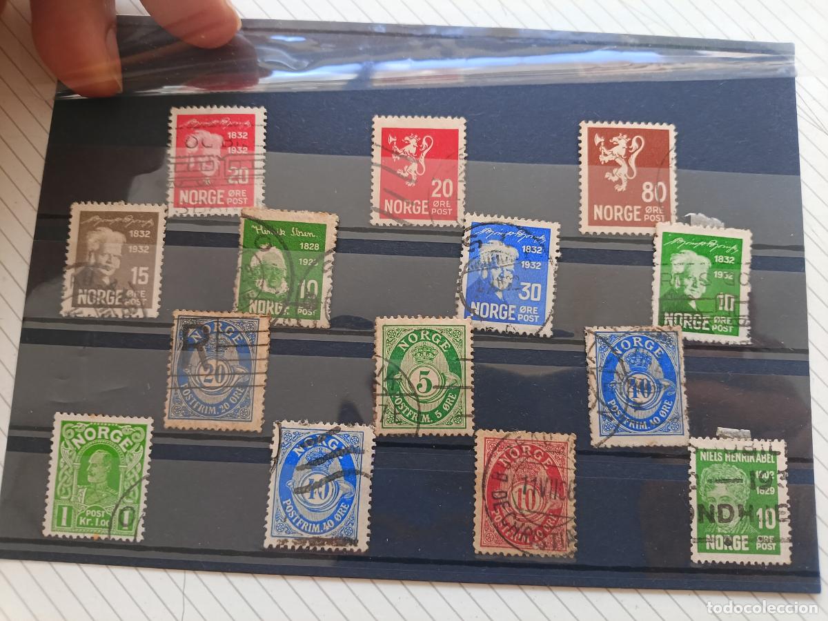 Stamps: Noruega. Lote de sellos antiguos