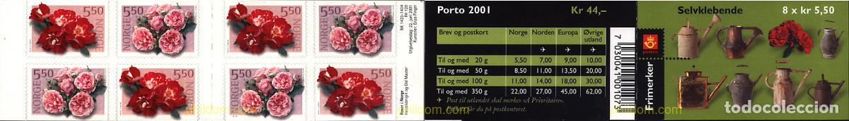 Sellos: 1864 MNH NORUEGA 2001 ROSAS