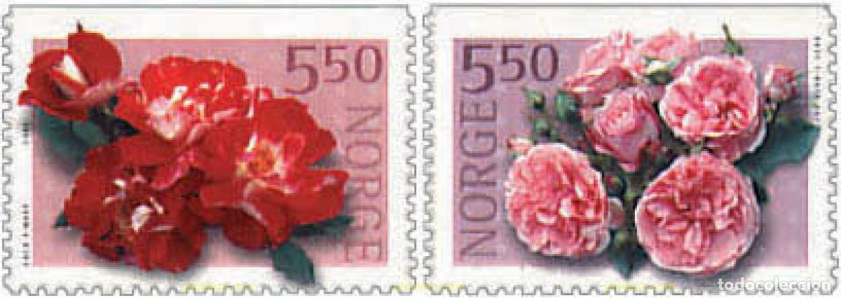 Sellos: 94913 MNH NORUEGA 2001 ROSAS