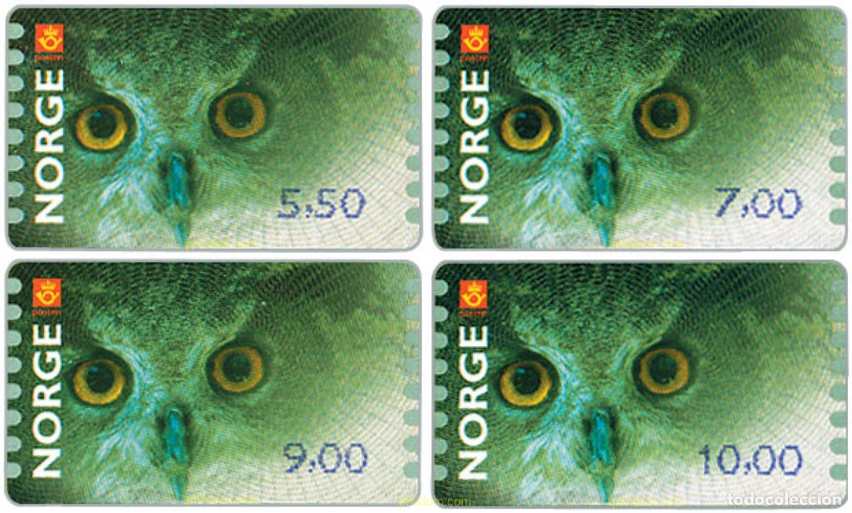 Sellos: 98289 MNH NORUEGA 2002 BUHO