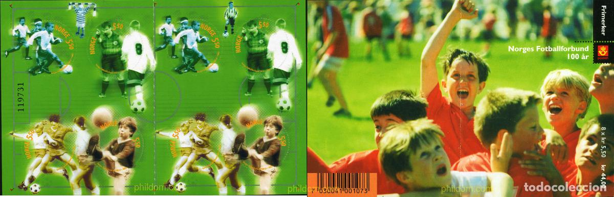 Sellos: 3516 MNH NORUEGA 2002 CENTENARIO DE LA ASOCIACION NORUEGA DE FUTBOL