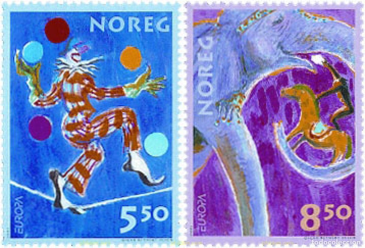 Sellos: 101697 MNH NORUEGA 2002 EUROPA CEPT 2002 - EL CIRCO