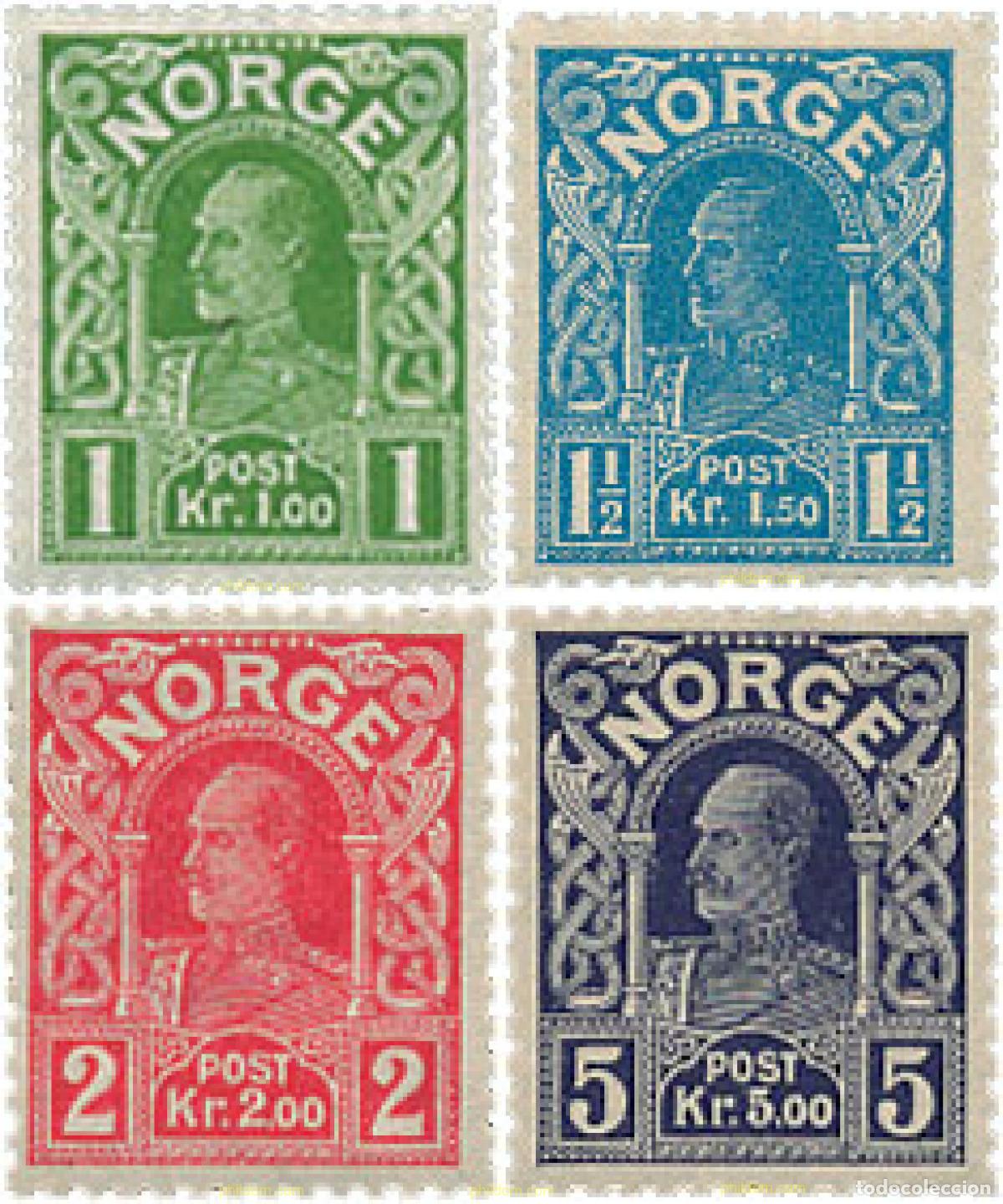 Sellos: 101806 MNH NORUEGA 1911 REYES