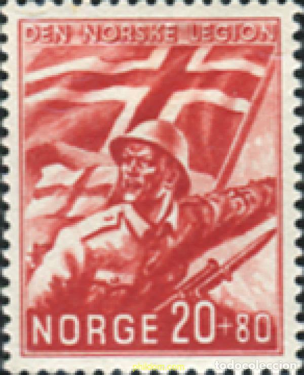 Sellos: 101886 MNH NORUEGA 1941 MILITARES