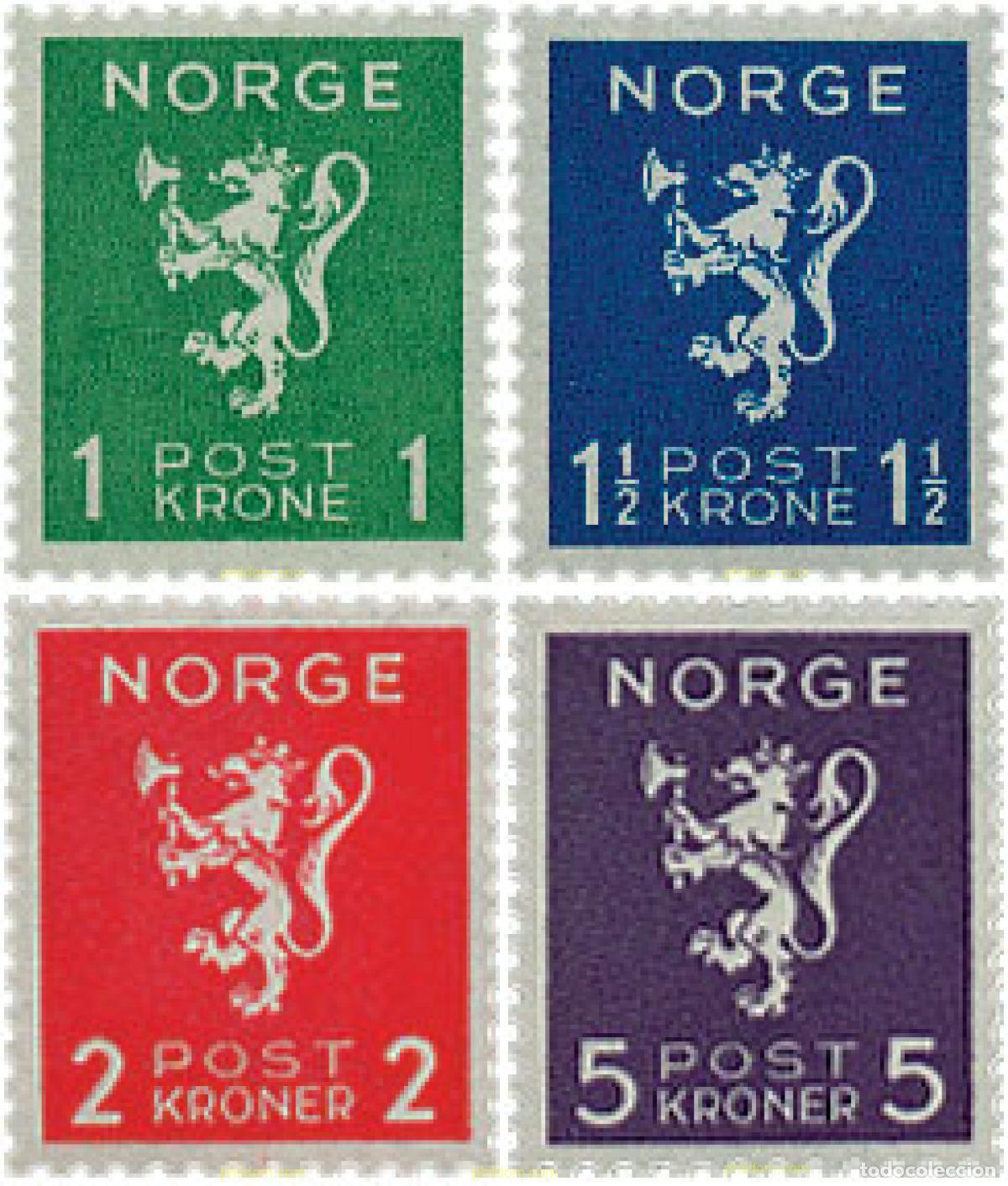 Sellos: 666321 HINGED NORUEGA 1940 CIFRAS