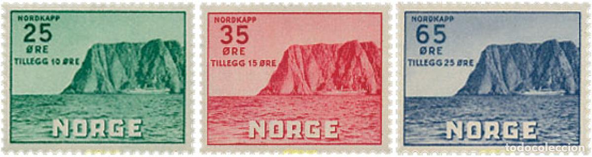 Sellos: 672762 HINGED NORUEGA 1957 PRO TURISMO