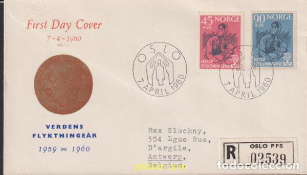 Briefmarken: 434364 MNH NORUEGA 1960 A&Ntilde;O MUNDIAL DEL REFUGIADO
