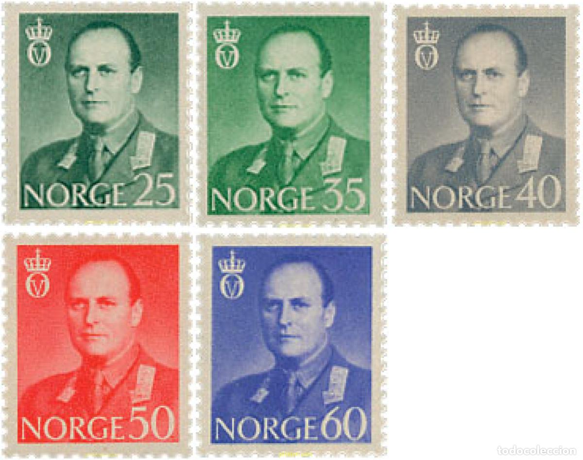 Briefmarken: 102019 MNH NORUEGA 1962 REY OLAV V