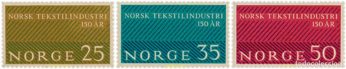 Briefmarken: 102026 MNH NORUEGA 1963 6 CENTENARIO DE LA INDUSTRIA TEXTIL