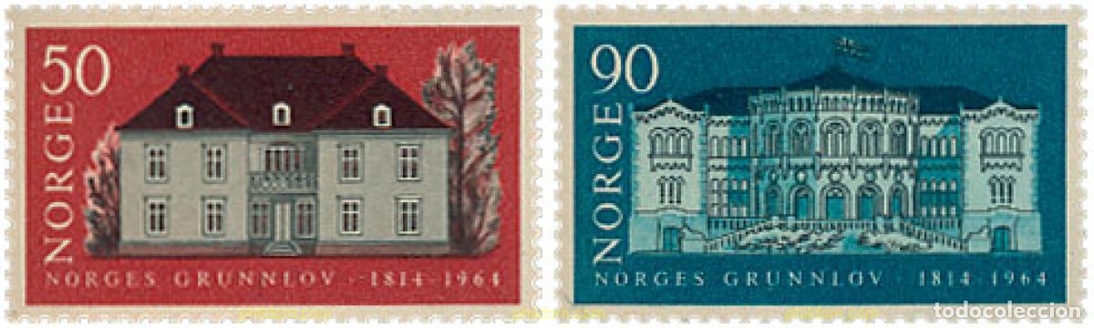 Briefmarken: 102040 MNH NORUEGA 1964 6 CENTENARIO DE LA CONSTITUCION