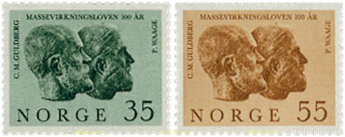 Briefmarken: 102033 MNH NORUEGA 1964 CENTENARIO DE DEL PRINCIPIO DE LA ACCION DE LAS MASAS
