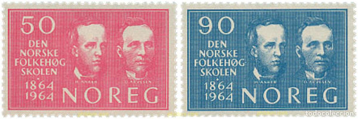 Briefmarken: 102047 MNH NORUEGA 1964 CENTENARIO DE LA ESCUELA SUPERIOR