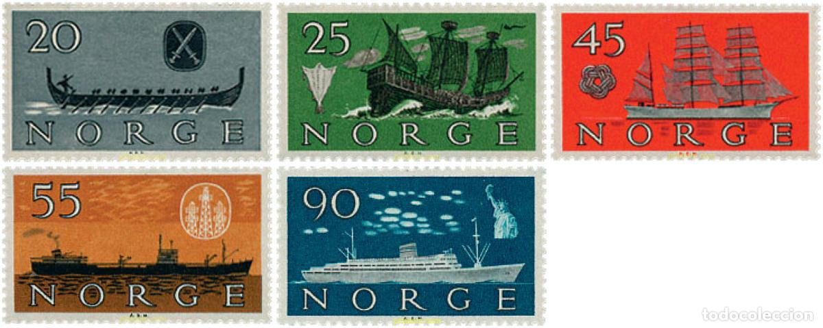 Sellos: 672774 HINGED NORUEGA 1960 BARCOS
