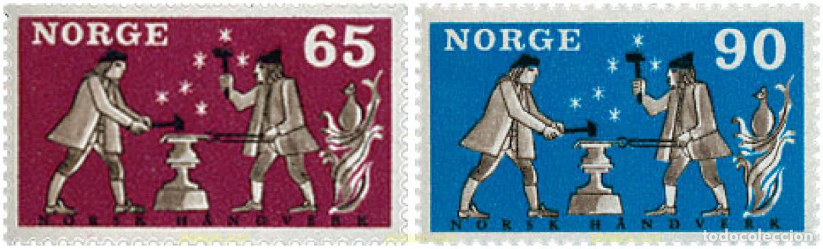 Sellos: 102065 MNH NORUEGA 1968 ARTESANIA