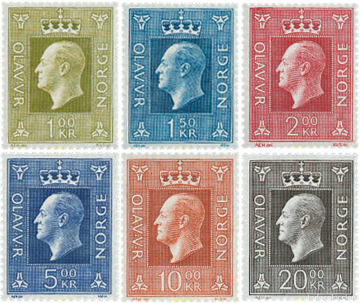 Timbres: 102077 MNH NORUEGA 1969 REYES