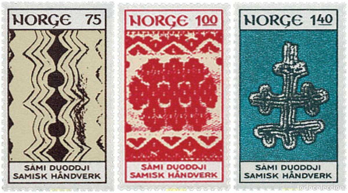 Timbres: 102128 MNH NORUEGA 1973 ORNAMENTACION