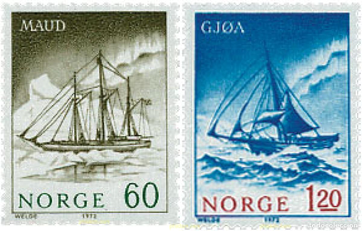 Sellos: 688799 MNH NORUEGA 1972 BARCOS