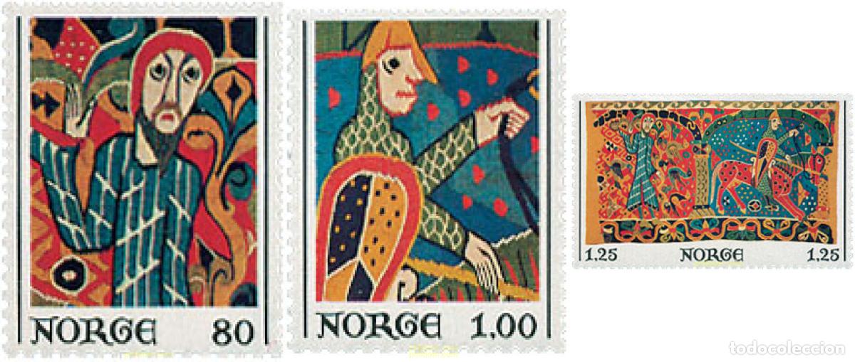 Sellos: 102158 MNH NORUEGA 1976 MOTIVOS VARIOS