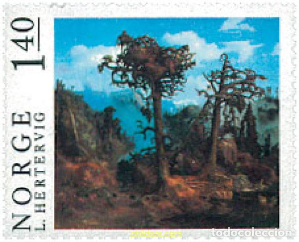 Sellos: 367077 MNH NORUEGA 1976 PINTURAS CLASICAS NORUEGAS