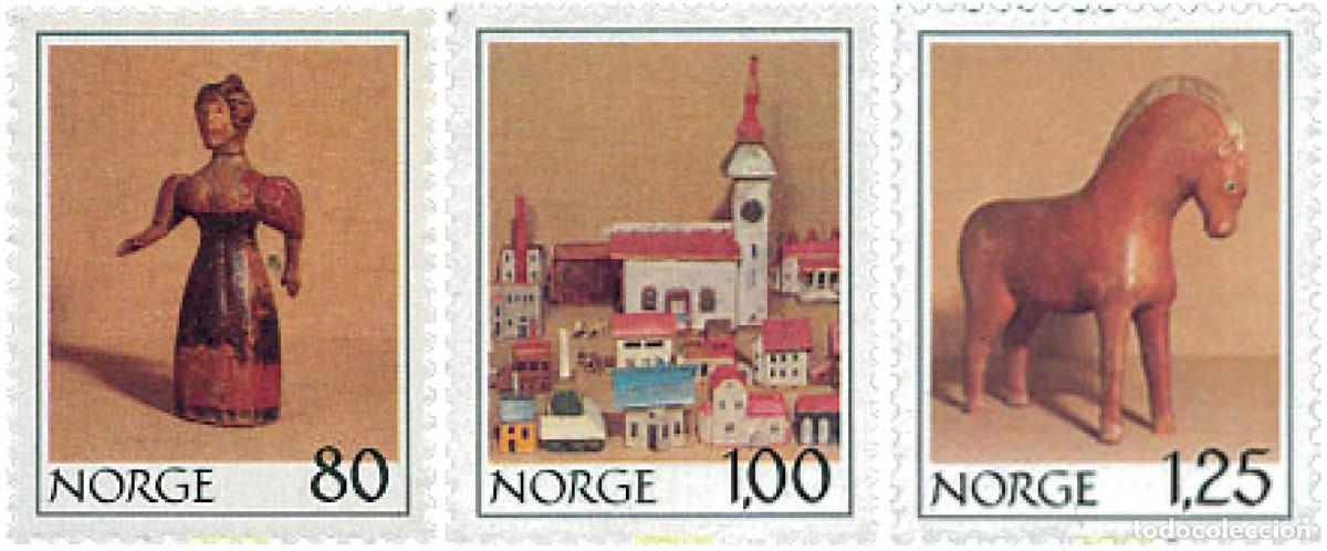 Sellos: 102171 MNH NORUEGA 1978 JUGUETES ANTIGUOS
