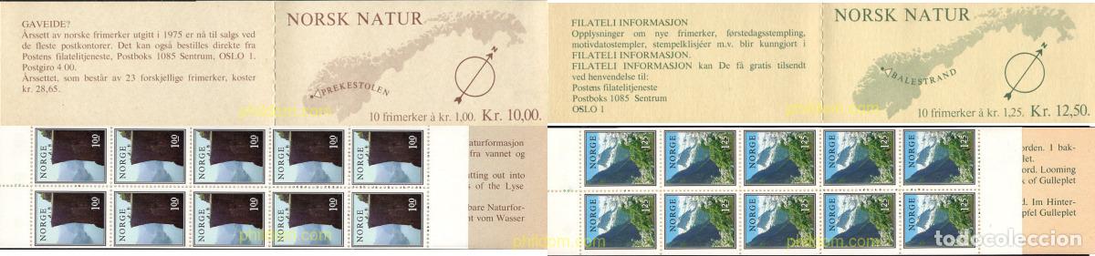 Sellos: 120726 MNH NORUEGA 1976 PAISAJES NORUEGOS