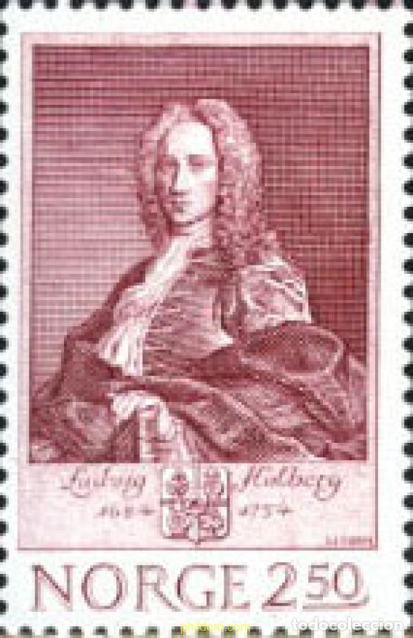 Sellos: 102215 MNH NORUEGA 1984 300 ANIVERSARIO DEL NACIMIENTO DE LUDVIG HOLBERG (1684-1754)