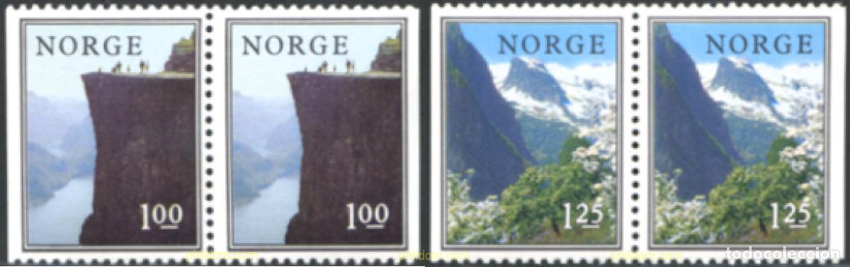 Sellos: 228935 MNH NORUEGA 1976 PAISAJES NORUEGOS