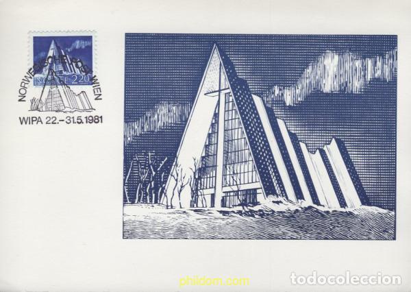 Sellos: 645120 MNH NORUEGA 1981 MONUMENTOS